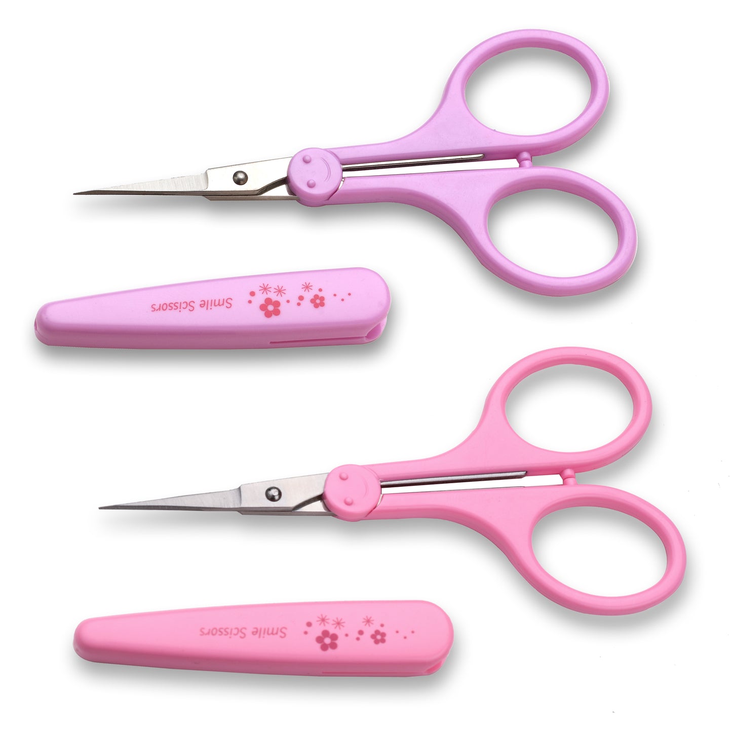 PAFASON® 4" Stainless Steel Detail Craft Scissors Set with Straight & Precise Tips & Safety Cover Ideal for Scrapbooking, Paper Cutting, Sewing, Crafting, Quilting