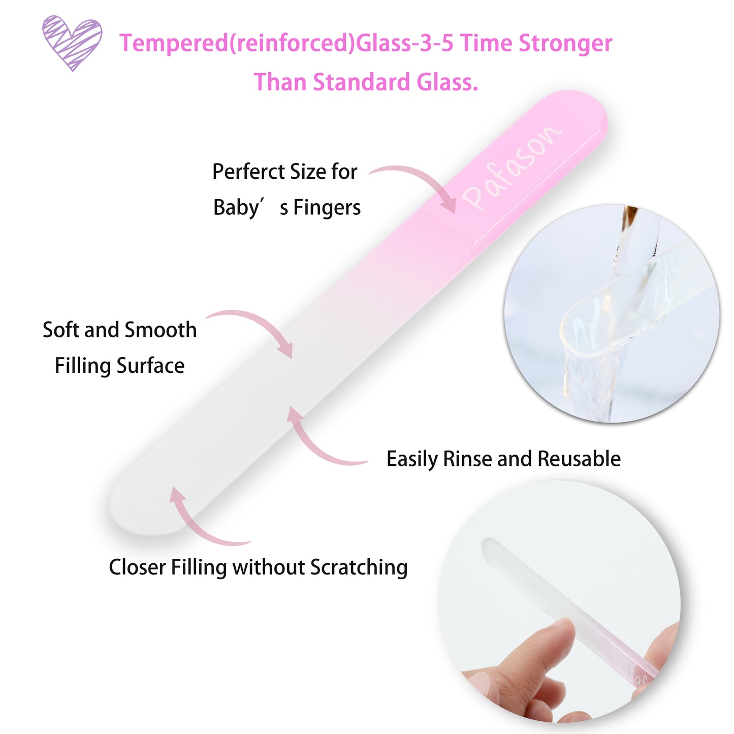 PAFASON® Baby Safety Nail Clipper with Nail Catcher and Baby Glass Nail File, Czech Float Glass, Stainless Steel, Ideal Shower Gift for Young Children, Infant, Newborns, Babies,Toddlers