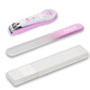 PAFASON Baby Safety Nail Clipper Cutter Nail Catcher Baby Glass Nail File Double-Sided Crystal Glass with Case Ideal for Young Children Infant Newborns Toddlers Fingernail and Toenail Cutting