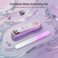 PAFASON Baby Safety Nail Clipper Cutter Nail Catcher Baby Glass Nail File Double-Sided Crystal Glass with Case Ideal for Young Children Infant Newborns Toddlers Fingernail and Toenail Cutting