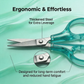 PAFASON Small Travel Embroidery Scissors Set Curved Straight Tip All Purpose for Quilting Sewing Knitting Crafting Cross Stitch Crochet Thread Yarn Paper Fabric Detail Multipurpose Cutting Safety Case