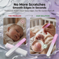 PAFASON Baby Safety Nail Clipper Cutter Nail Catcher Baby Glass Nail File Double-Sided Crystal Glass with Case Ideal for Young Children Infant Newborns Toddlers Fingernail and Toenail Cutting