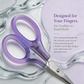 PAFASON Small Travel Craft Scissors Set Straight Precision Tip All Purpose for Scrapbooking Quilting Sewing Knitting Embroidery Cross Stitch Crochet Thread Yarn Paper Detail Fabric Cutting
