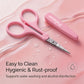 PAFASON Small Travel Craft Scissors Set Straight Curved Tip All Purpose for Scrapbooking Quilting DIY Sewing Knitting Embroidery Cross Stitch Crochet Thread Yarn Paper Detail Fabric Cutting