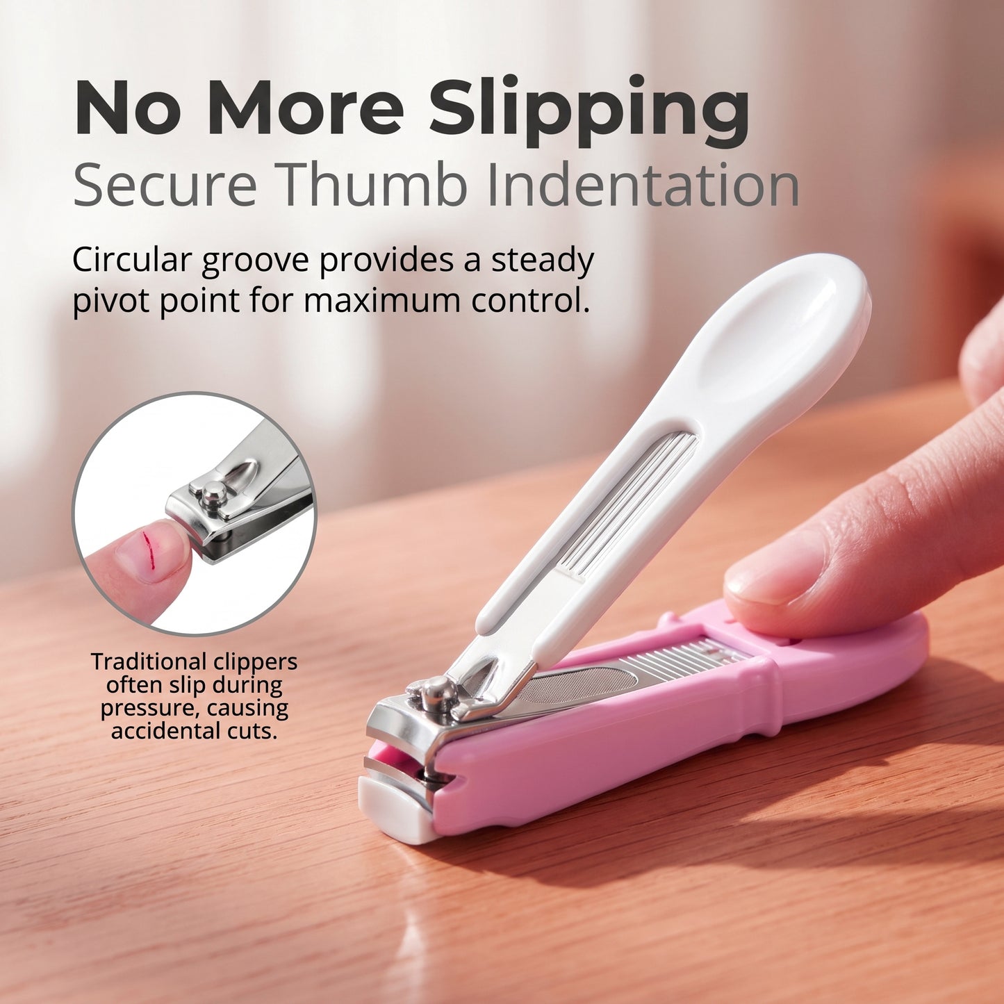 PAFASON Baby Safety Nail Clipper Cutter Nail Catcher Baby Glass Nail File Double-Sided Crystal Glass with Case Ideal for Young Children Infant Newborns Toddlers Fingernail and Toenail Cutting