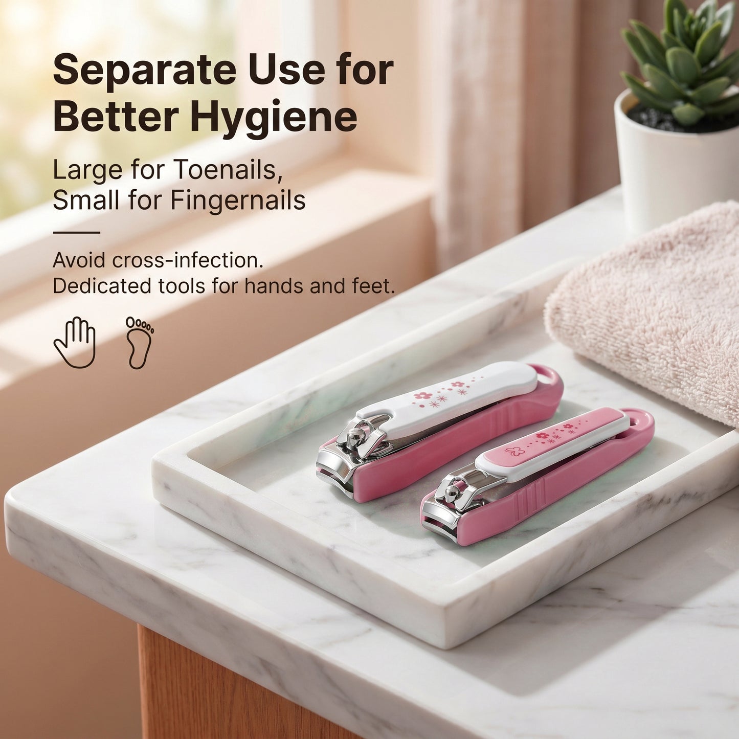 PAFASON Nail Clipper Set Curved Blade Fingernail and Toenail Cutter  Stainless Steel Rust-proof Ergonomic Design Sturdy Anti Splash Nail Catcher Built-in Nail Files for Men and Women