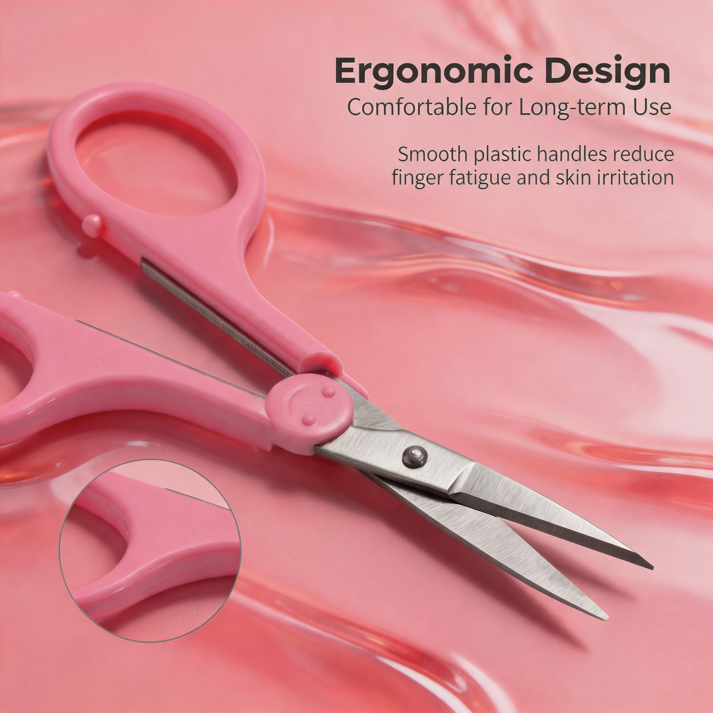 PAFASON Small Travel Craft Scissors Set Straight Curved Tip All Purpose for Scrapbooking Quilting DIY Sewing Knitting Embroidery Cross Stitch Crochet Thread Yarn Paper Detail Fabric Cutting