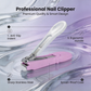 PAFASON Baby Safety Nail Clipper Cutter Nail Catcher Baby Glass Nail File Double-Sided Crystal Glass with Case Ideal for Young Children Infant Newborns Toddlers Fingernail and Toenail Cutting