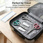 PAFASON Small Travel Sewing Scissors Set Curved Straight Tip All Purpose for Quilting Embroidery Knitting Crafting Cross Stitch Crochet Thread Yarn Paper Fabric Detail Multipurpose Cutting Safety Case