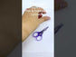 PAFASON Small Travel Embroidery Craft Scissors Set Straight Curved Tip  Stainless Steel for Scrapbooking Quilting Sewing Knitting Cross Stitch Crochet Thread Yarn Paper Detail Cutting Safety Case