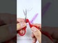 PAFASON Small Travel Sewing Crafting Scissors Set Straight Curved Tip Stainless Steel for Quilting DIY Knitting Embroidery Cross Stitch Crochet Thread Yarn Paper Detail Cutting Safety Case