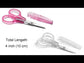 PAFASON Small Travel Sewing Embroidery Scissors Set Curve Straight Tip Stainless Steel for Quilting Knitting Crafting Cross Stitch Crochet Thread Yarn Paper Detail Cutting Safety Case