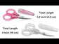 PAFASON Small Travel Embroidery Craft Scissors Set Straight Curved Tip  Stainless Steel for Scrapbooking Quilting Sewing Knitting Cross Stitch Crochet Thread Yarn Paper Detail Cutting Safety Case