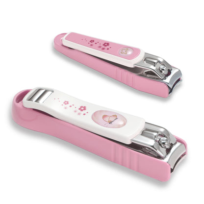 PAFASON® Nail Clipper Set with Nail Catcher & Nail File - Ultra Sharp Sturdy No Splash Fingernail and Toenail Clippers for Men and Women