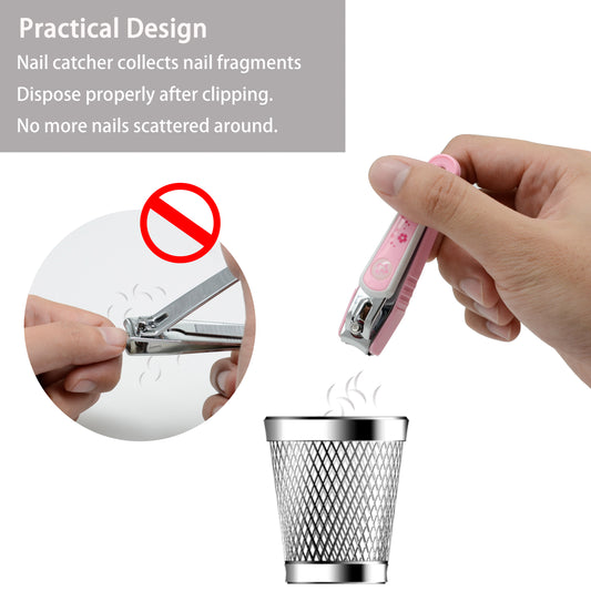 PAFASON® Nail Clipper Set with Nail Catcher & Nail File Super Sharp for Fingernail & Toenail Clippers for Men & Women