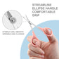 PAFASON Stainless Steel Curved and Straight Eyebrow Grooming Scissor Set with Safety Cover for Trimming Shaping Eyelash Extensions Eyebrow